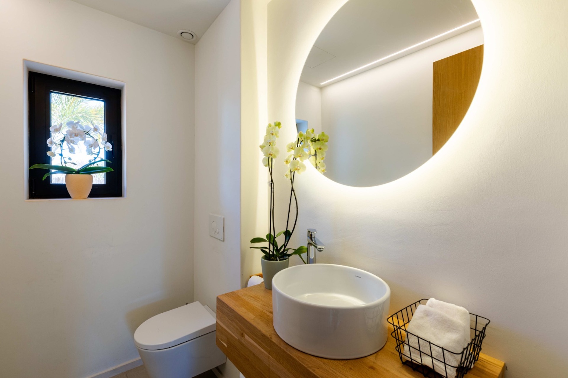Resa Estates Ibiza finca jesus for rent longterm entrance house guest toilet.jpg